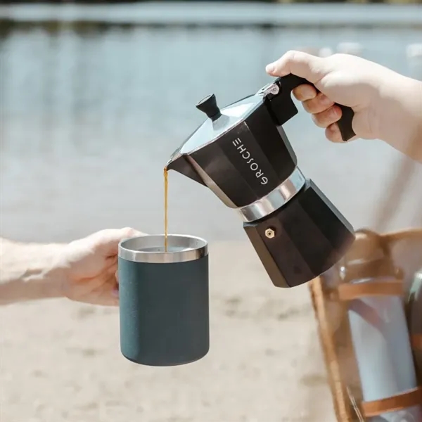 GROSCHE® 6 Cup Stovetop Moka Pot Espresso Coffee Maker - GROSCHE® 6 Cup Stovetop Moka Pot Espresso Coffee Maker - Image 6 of 8