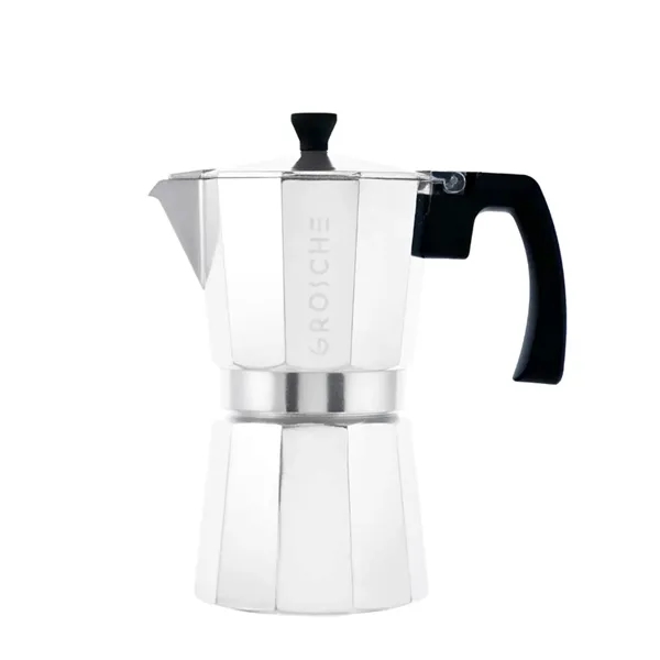 GROSCHE® 6 Cup Stovetop Moka Pot Espresso Coffee Maker - GROSCHE® 6 Cup Stovetop Moka Pot Espresso Coffee Maker - Image 8 of 8