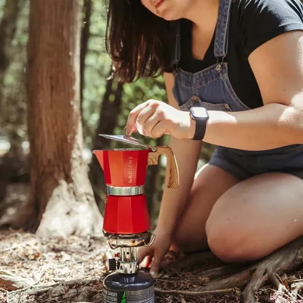 GROSCHE® 9 Cup Stovetop Moka Pot Espresso Coffee Maker - GROSCHE® 9 Cup Stovetop Moka Pot Espresso Coffee Maker - Image 4 of 8