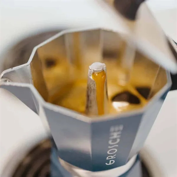 GROSCHE® 3 Cup Stovetop Moka Pot Espresso Coffee Maker - GROSCHE® 3 Cup Stovetop Moka Pot Espresso Coffee Maker - Image 6 of 11