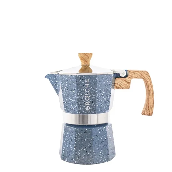 GROSCHE® Stone 3 Cup Stovetop Moka Pot Espresso Coffee Maker - GROSCHE® Stone 3 Cup Stovetop Moka Pot Espresso Coffee Maker - Image 3 of 8