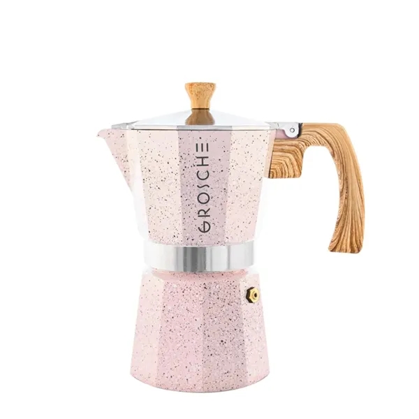 GROSCHE® Stone 6 Cup Stovetop Moka Pot Espresso Coffee Maker - GROSCHE® Stone 6 Cup Stovetop Moka Pot Espresso Coffee Maker - Image 3 of 11
