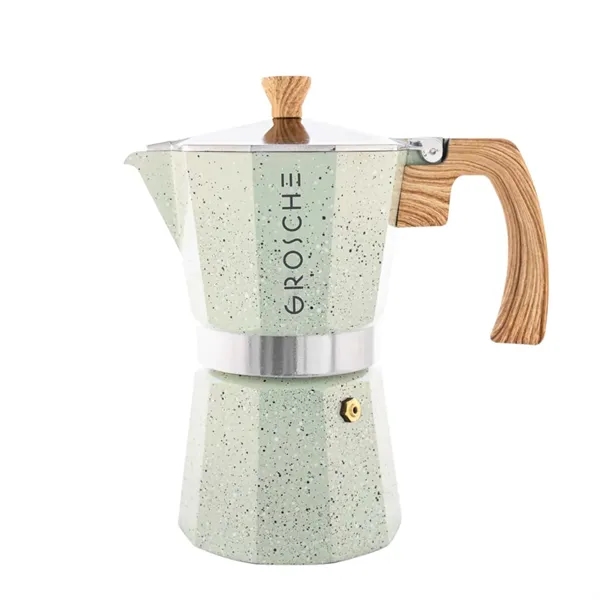 GROSCHE® Stone 9 Cup Stovetop Moka Pot Espresso Coffee Maker - GROSCHE® Stone 9 Cup Stovetop Moka Pot Espresso Coffee Maker - Image 1 of 7