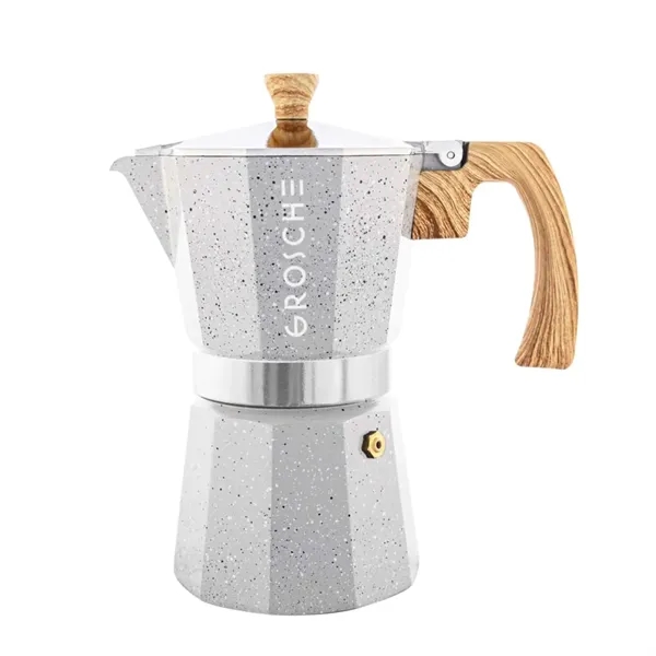 GROSCHE® Stone 9 Cup Stovetop Moka Pot Espresso Coffee Maker - GROSCHE® Stone 9 Cup Stovetop Moka Pot Espresso Coffee Maker - Image 2 of 7