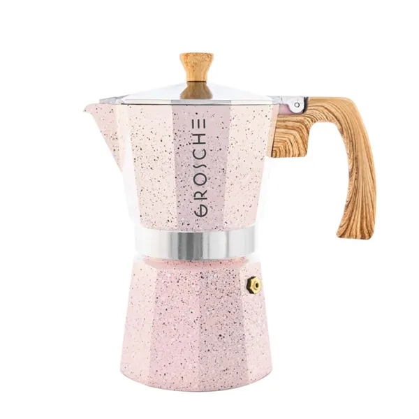 GROSCHE® Stone 9 Cup Stovetop Moka Pot Espresso Coffee Maker - GROSCHE® Stone 9 Cup Stovetop Moka Pot Espresso Coffee Maker - Image 3 of 7