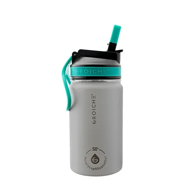 12 oz. GROSCHE® Kids Insulated Water Bottle With Straw