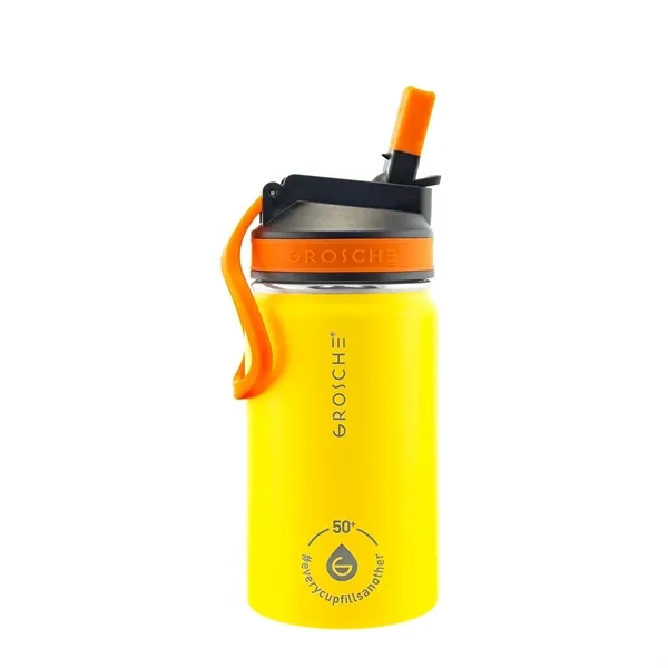 12 oz. GROSCHE® Kids Insulated Water Bottle With Straw