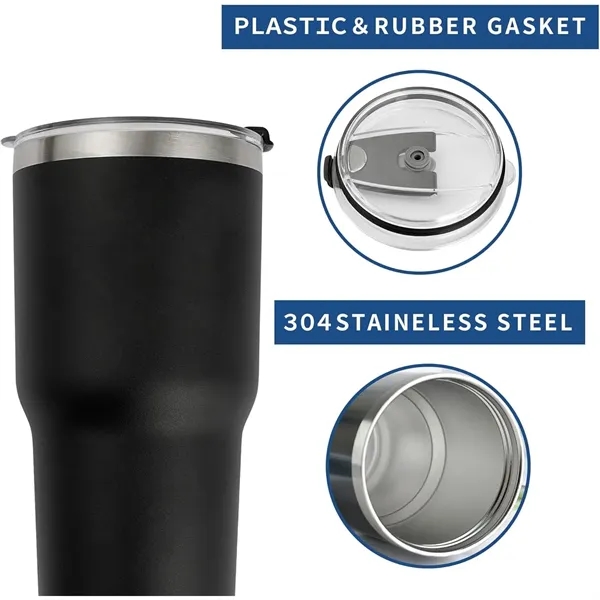 30 oz TiTUS® Double Wall Stainless Steel Insulated Tumbler - 30 oz TiTUS® Double Wall Stainless Steel Insulated Tumbler - Image 11 of 11