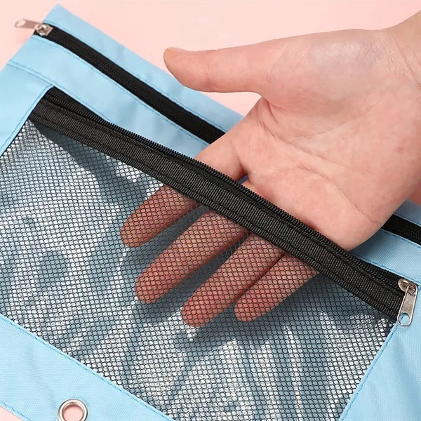 Oxford 3 Ring Binder Pencil Pouch - Oxford 3 Ring Binder Pencil Pouch - Image 4 of 4