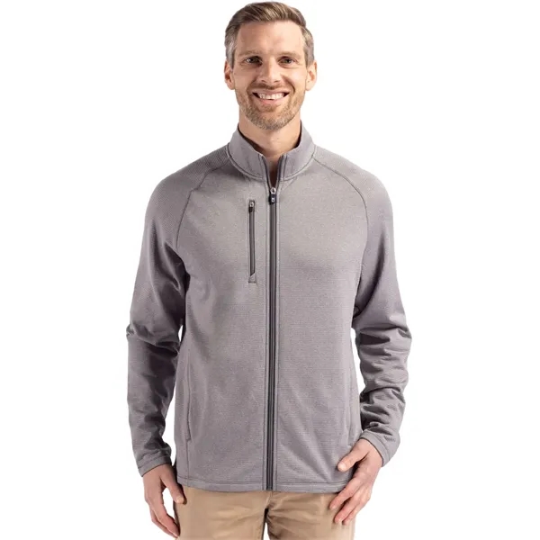 Cutter & Buck Peshastin Fleece Recycled Mens Full Zip Jacket - Cutter & Buck Peshastin Fleece Recycled Mens Full Zip Jacket - Image 4 of 5
