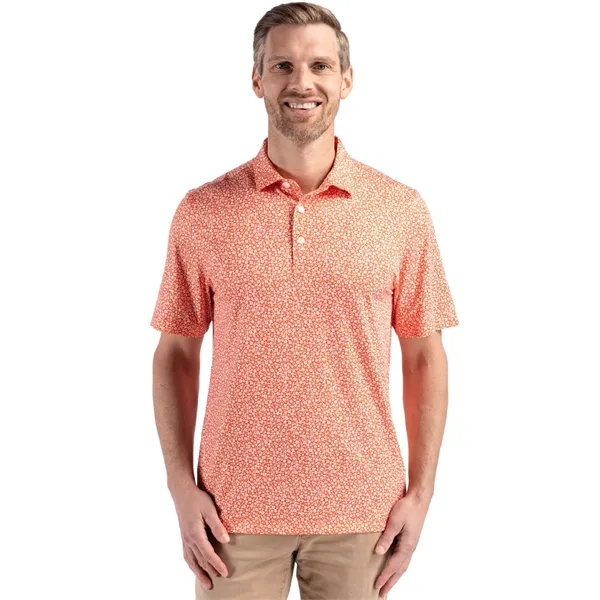 Cutter & Buck Pike Eco Flora Print Recycled Mens Polo - Cutter & Buck Pike Eco Flora Print Recycled Mens Polo - Image 12 of 17