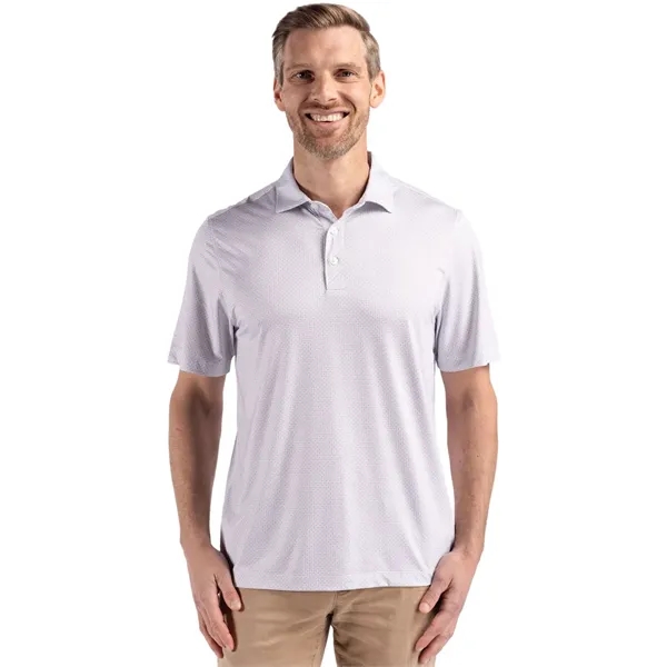 Cutter & Buck Pike Eco Diamond Dot Print Recycled Mens Polo - Cutter & Buck Pike Eco Diamond Dot Print Recycled Mens Polo - Image 21 of 44