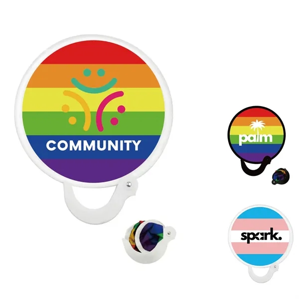 Rainbow Foldable Fan - Rainbow Foldable Fan - Image 0 of 3