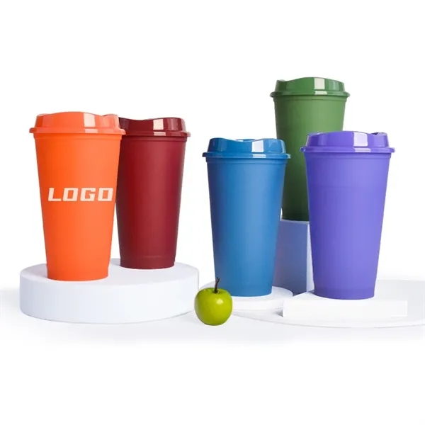 16OZ Color Changing PP Plastic Tumbler Cup - 16OZ Color Changing PP Plastic Tumbler Cup - Image 0 of 6