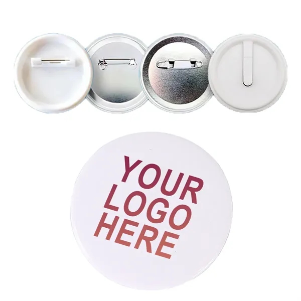 MOQ 100 Custom Metal Tinplate Button Pin Badges - MOQ 100 Custom Metal Tinplate Button Pin Badges - Image 0 of 1