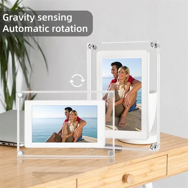 Transparent 5 Inch Acrylic Digital Photo Frame - Transparent 5 Inch Acrylic Digital Photo Frame - Image 1 of 4
