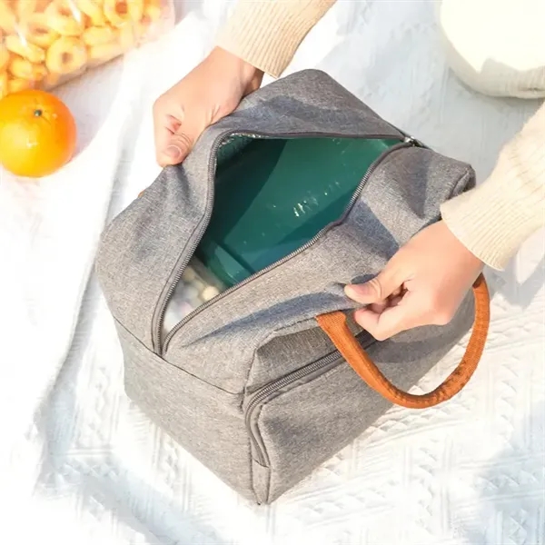 Reusable Insulated Cooler Lunch Bag For Work Office Travel - Reusable Insulated Cooler Lunch Bag For Work Office Travel - Image 3 of 12