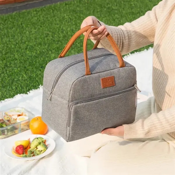 Reusable Insulated Cooler Lunch Bag For Work Office Travel - Reusable Insulated Cooler Lunch Bag For Work Office Travel - Image 5 of 12