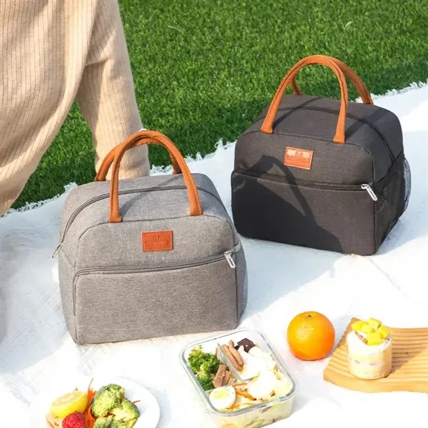 Reusable Insulated Cooler Lunch Bag For Work Office Travel - Reusable Insulated Cooler Lunch Bag For Work Office Travel - Image 6 of 12