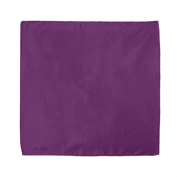 Solid Colored Bandana w/ Screen Print - Solid Colored Bandana w/ Screen Print - Image 3 of 18