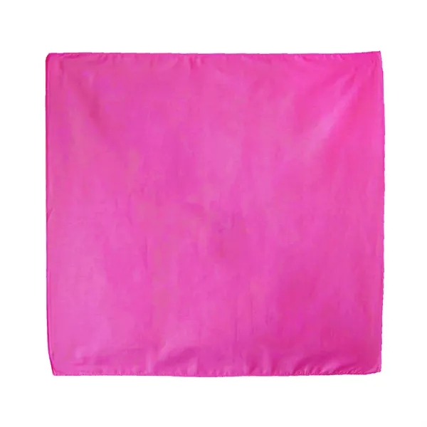 Solid Colored Bandana w/ Screen Print - Solid Colored Bandana w/ Screen Print - Image 8 of 18