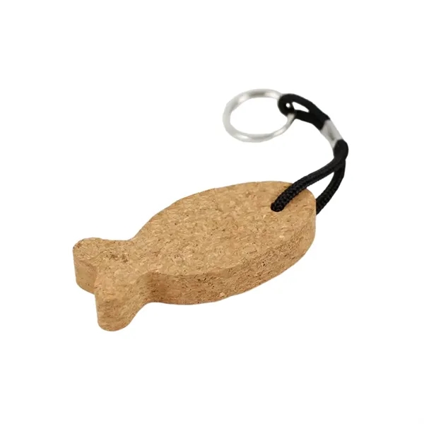 Eco-friendly Floating Cork Keychain - Eco-friendly Floating Cork Keychain - Image 0 of 7