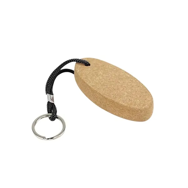 Eco-friendly Floating Cork Keychain - Eco-friendly Floating Cork Keychain - Image 2 of 7