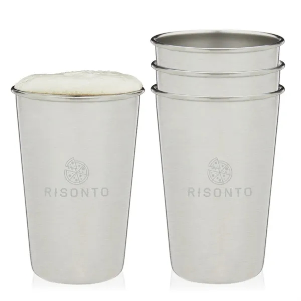 True® Stainless Steel Pint Cup - True® Stainless Steel Pint Cup - Image 1 of 8
