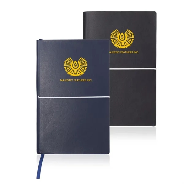 Softcover Journals with Tube Closing Band - Softcover Journals with Tube Closing Band - Image 0 of 3