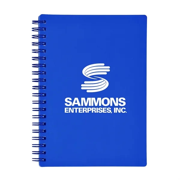 Eco Rubber Spiral Notebook - Eco Rubber Spiral Notebook - Image 1 of 6