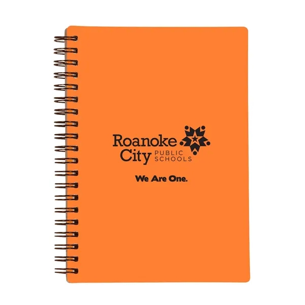 Eco Rubber Spiral Notebook - Eco Rubber Spiral Notebook - Image 4 of 6