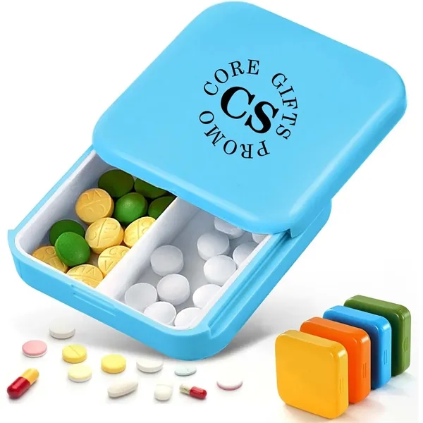 2 Compartments Daily Pill Organizer - 2 Compartments Daily Pill Organizer - Image 0 of 2