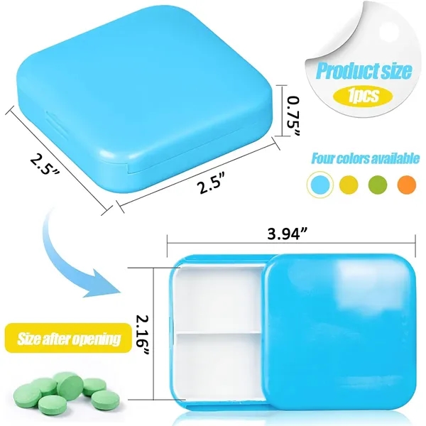 2 Compartments Daily Pill Organizer - 2 Compartments Daily Pill Organizer - Image 2 of 2