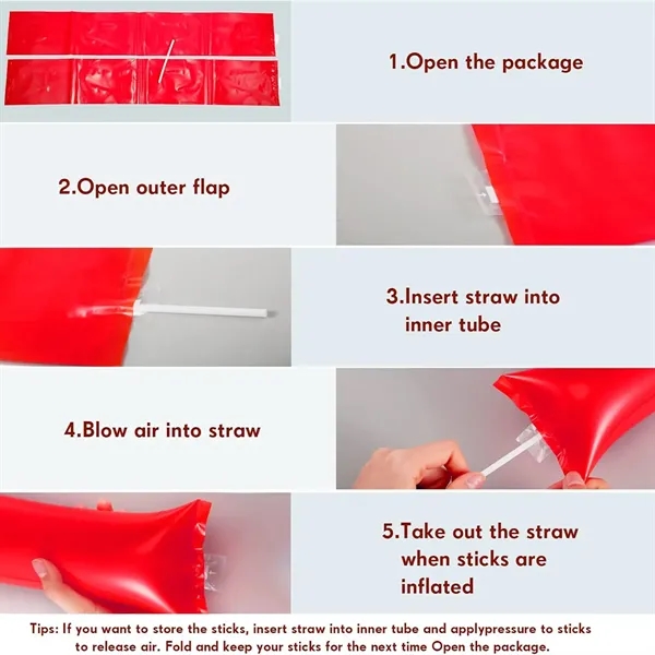 Inflatable Thunder Sticks For Events - Inflatable Thunder Sticks For Events - Image 2 of 4