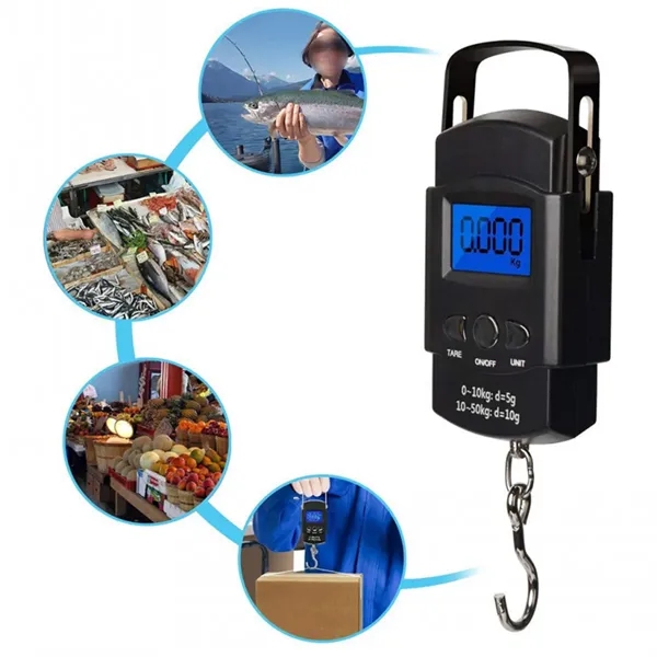 Fish Scale 50kg with Built-in Measuring Tape - Fish Scale 50kg with Built-in Measuring Tape - Image 3 of 3