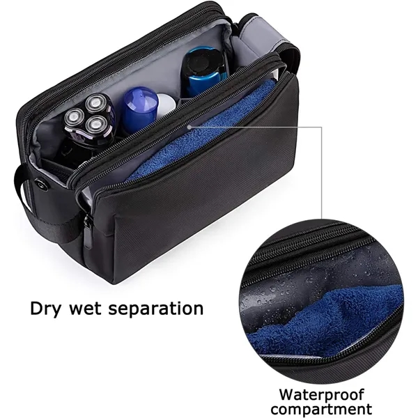 Travel Toiletry Bag For Men Water-resistant Pouch - Travel Toiletry Bag For Men Water-resistant Pouch - Image 1 of 5