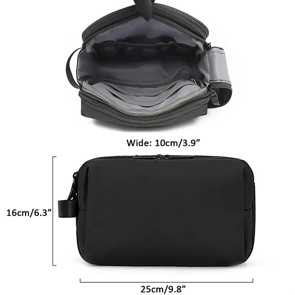 Travel Toiletry Bag For Men Water-resistant Pouch - Travel Toiletry Bag For Men Water-resistant Pouch - Image 5 of 5