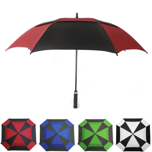 Wind Vented Auto Open Golf Umbrella - Wind Vented Auto Open Golf Umbrella - Image 2 of 5