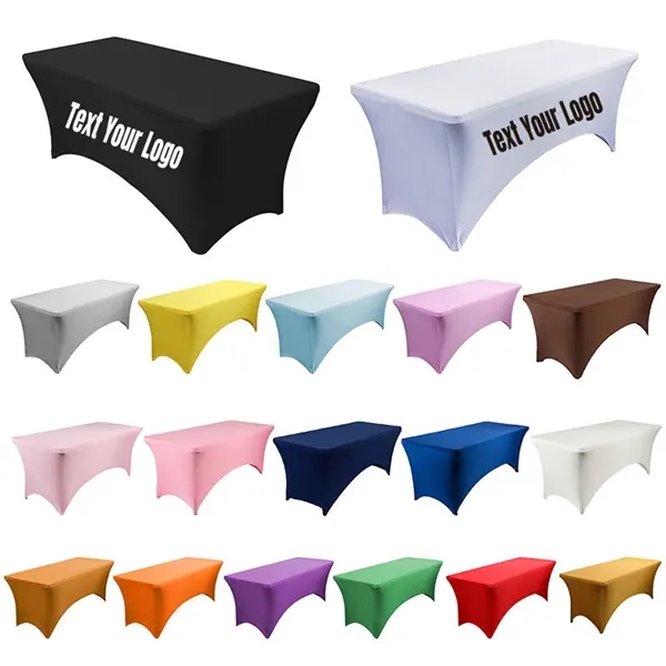 8' Stretch Lycra Table Cover - 8' Stretch Lycra Table Cover - Image 0 of 5
