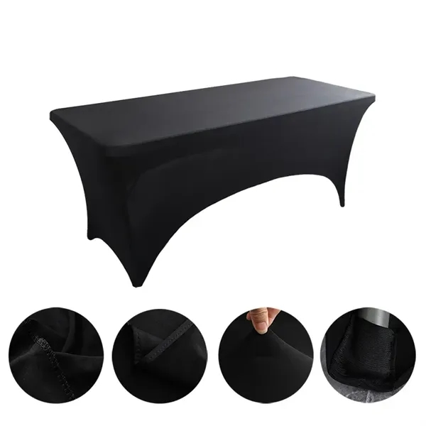 8' Stretch Lycra Table Cover - 8' Stretch Lycra Table Cover - Image 2 of 5