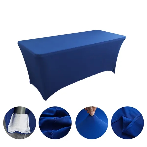 8' Stretch Lycra Table Cover - 8' Stretch Lycra Table Cover - Image 4 of 5
