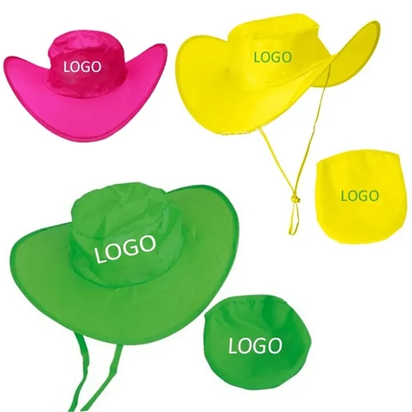 Foldable Cowboy Hat - Foldable Cowboy Hat - Image 2 of 4