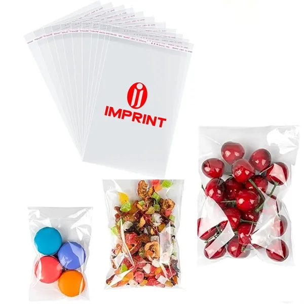Self-Sealing Clear Plastic Cellophane Bags - Self-Sealing Clear Plastic Cellophane Bags - Image 0 of 5