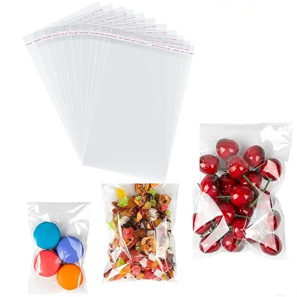 Self-Sealing Clear Plastic Cellophane Bags - Self-Sealing Clear Plastic Cellophane Bags - Image 1 of 5