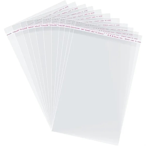 Self-Sealing Clear Plastic Cellophane Bags - Self-Sealing Clear Plastic Cellophane Bags - Image 3 of 5