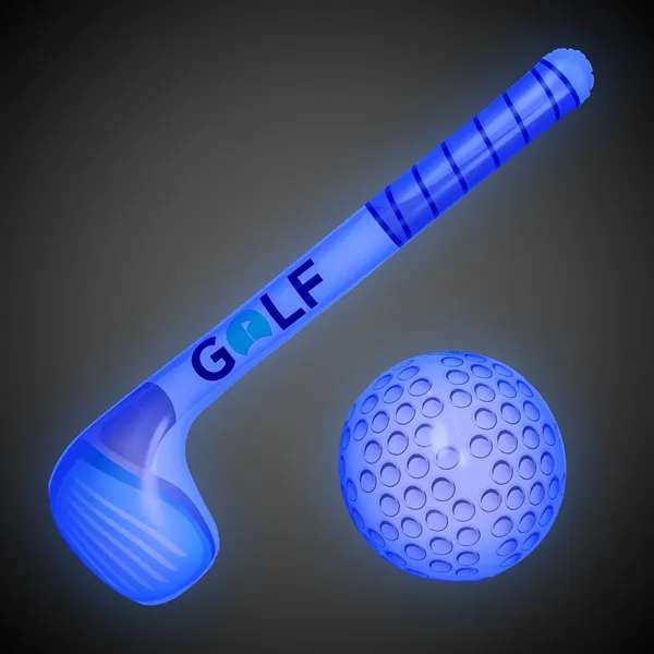 Light Up Golf Club and Ball Inflatable Set - Light Up Golf Club and Ball Inflatable Set - Image 2 of 6