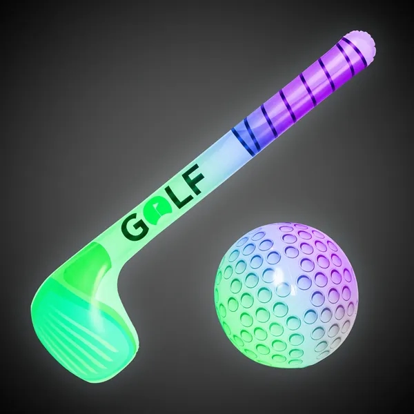 Light Up Golf Club and Ball Inflatable Set - Light Up Golf Club and Ball Inflatable Set - Image 3 of 6