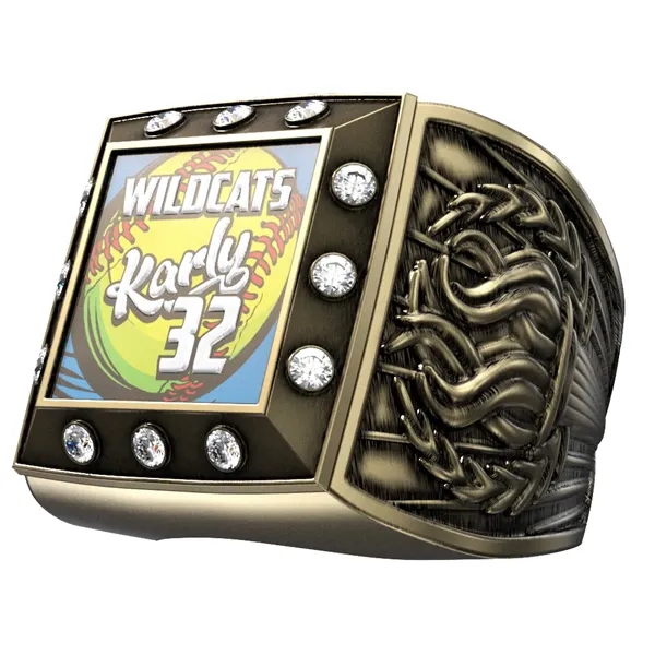 Express Antique Torch Championship Ring - Express Antique Torch Championship Ring - Image 2 of 22