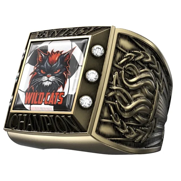 Express Antique Torch Championship Ring - Express Antique Torch Championship Ring - Image 8 of 22