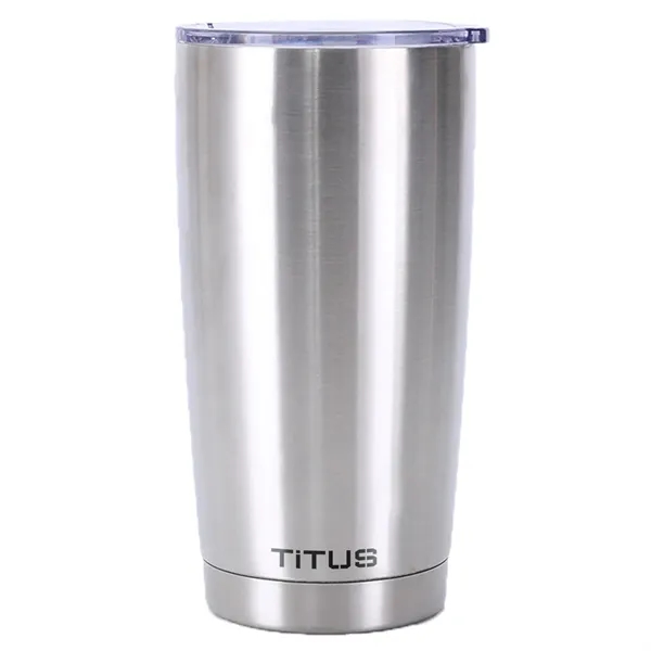 Premium 20 oz TiTUS® Double Wall Stainless Insulated Tumbler - Premium 20 oz TiTUS® Double Wall Stainless Insulated Tumbler - Image 8 of 13